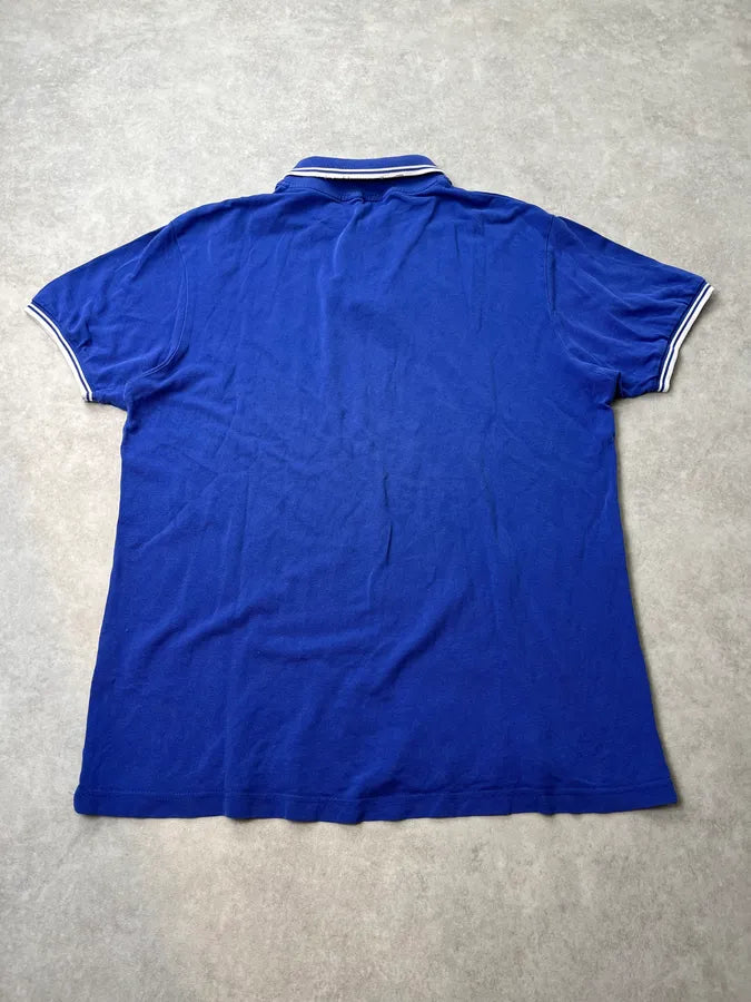 1990s Moncler Classic Blue Polo Shirt izBjJvH 6