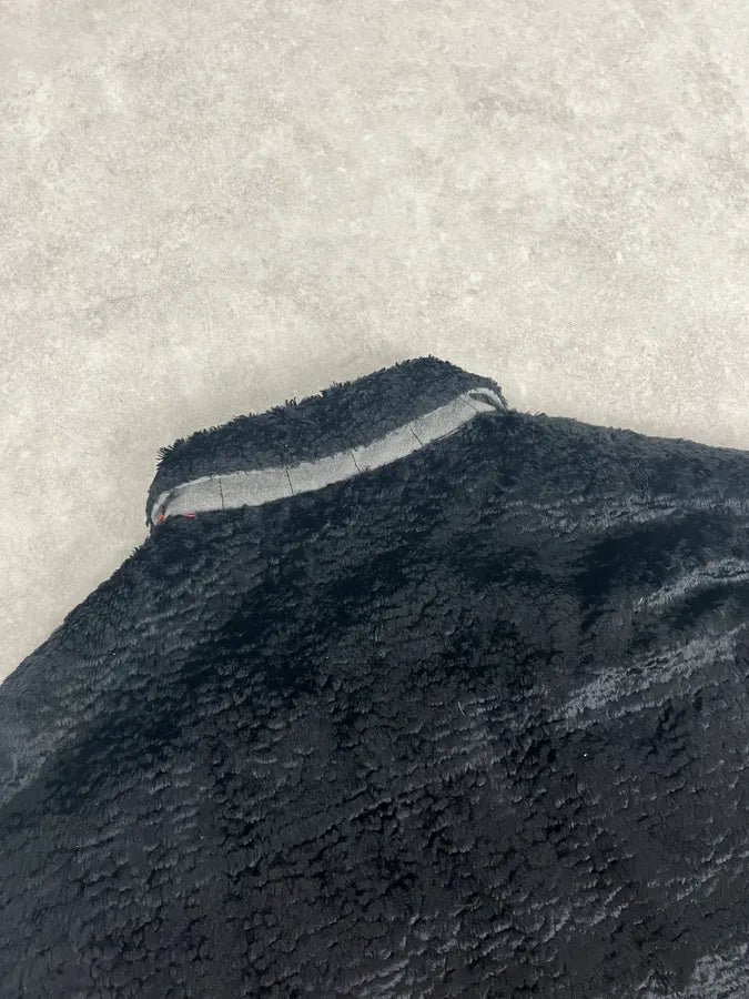 1990s Moschino Black Fur Trucker Jacket ozkxWzz 6