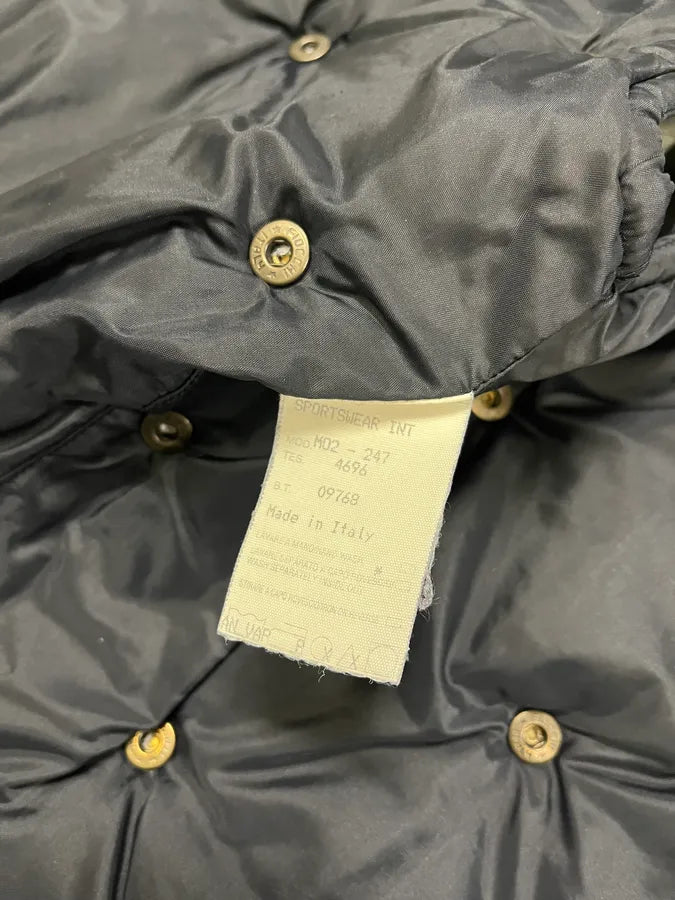 1990s Moschino Black Studded Puffer Vest tXLQLUi 9