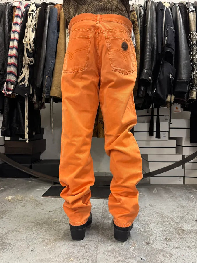 1990s Moschino Cozy Straight Orange Pants IgrtGIH 2