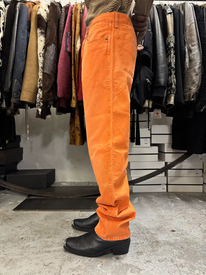 1990s Moschino Cozy Straight Orange Pants IgrtGIH 3