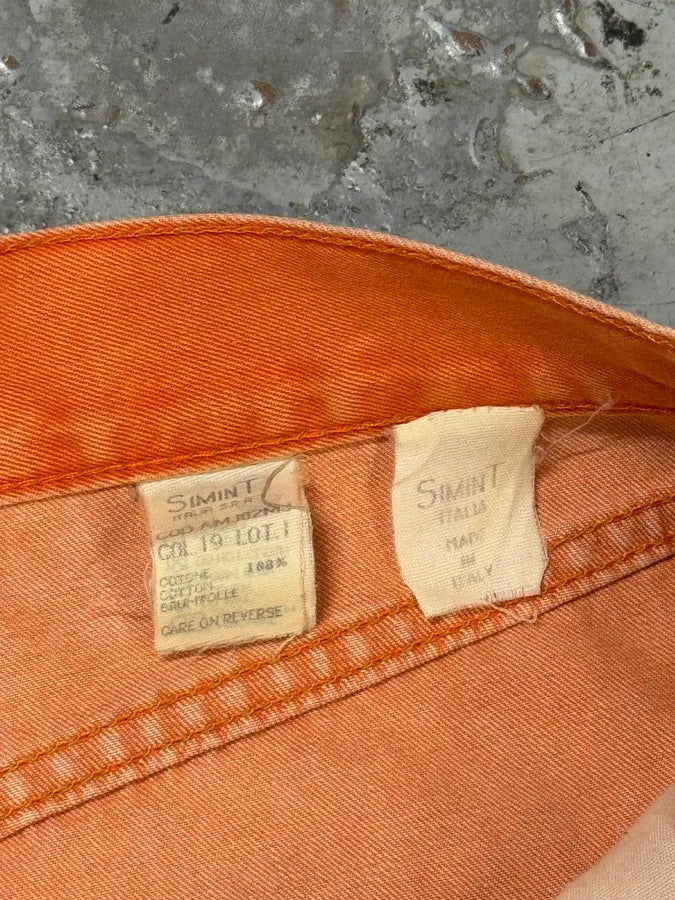 1990s Moschino Cozy Straight Orange Pants IgrtGIH 8