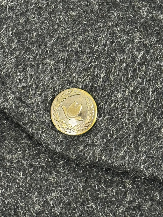 1990s Moschino Grey Wool Bomber Jacket BvsnKLd 9