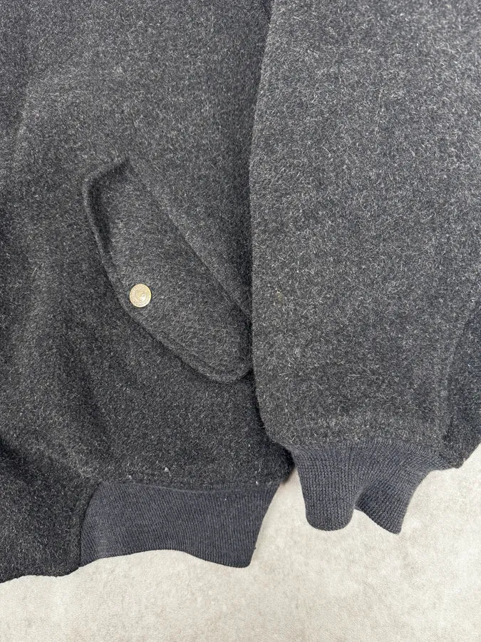 1990s Moschino Grey Wool Bomber Jacket BvsnKLd 7