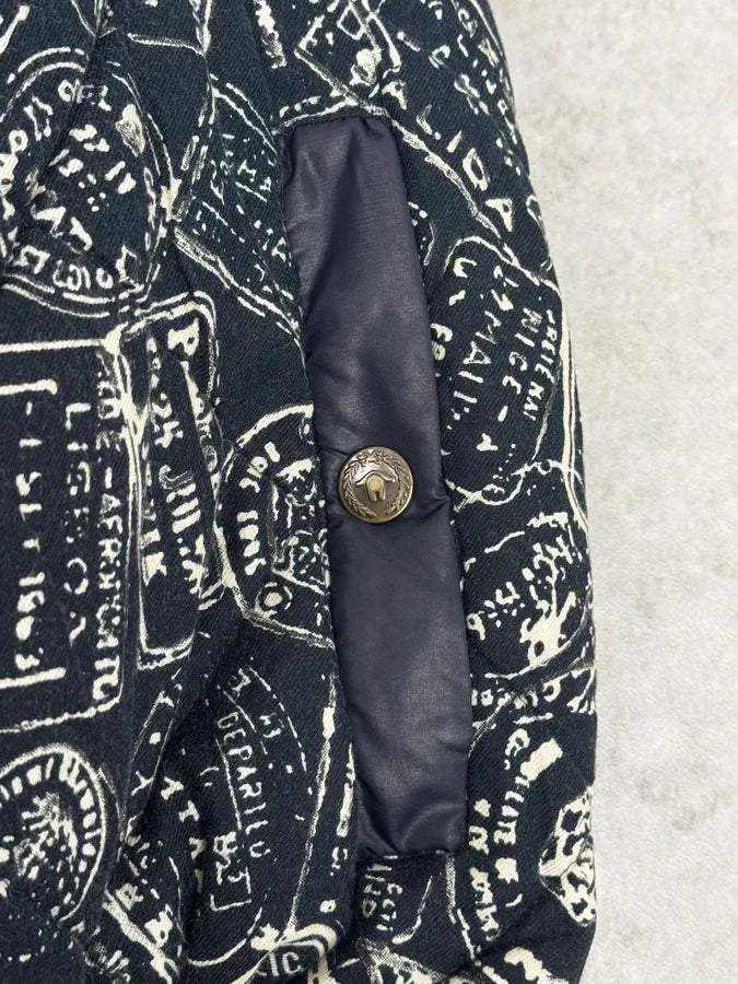 1990s Moschino Grey Wool Bomber Jacket BvsnKLd 11