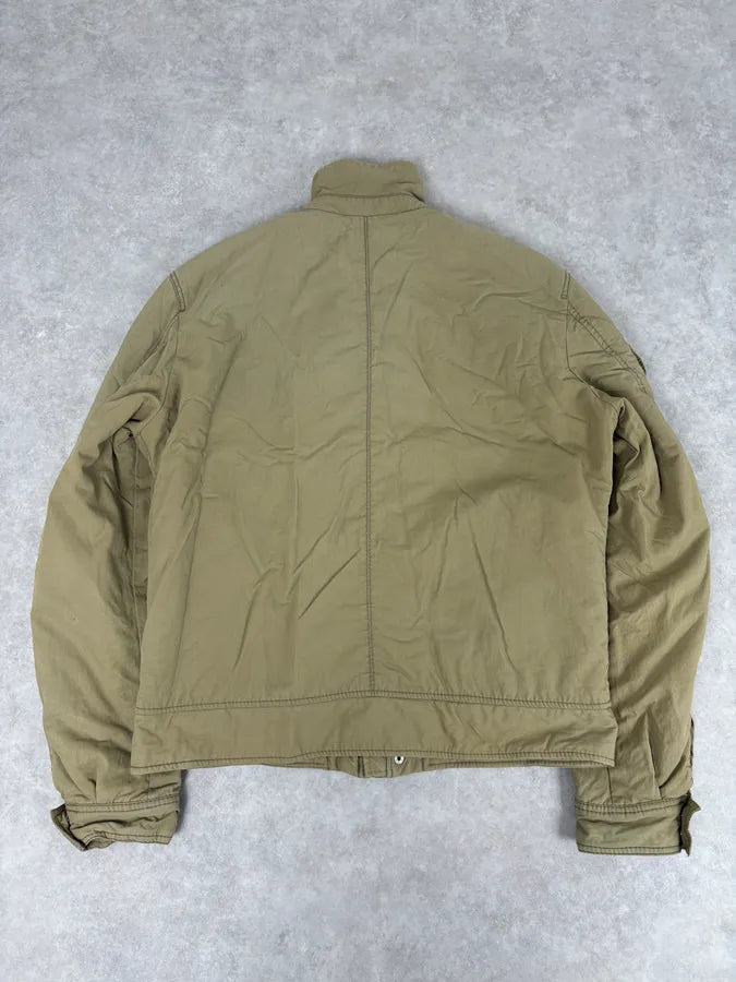 2000s Moschino Khaki Bomber Jacket Nylon Cargo Pocket  JldGFxv 3