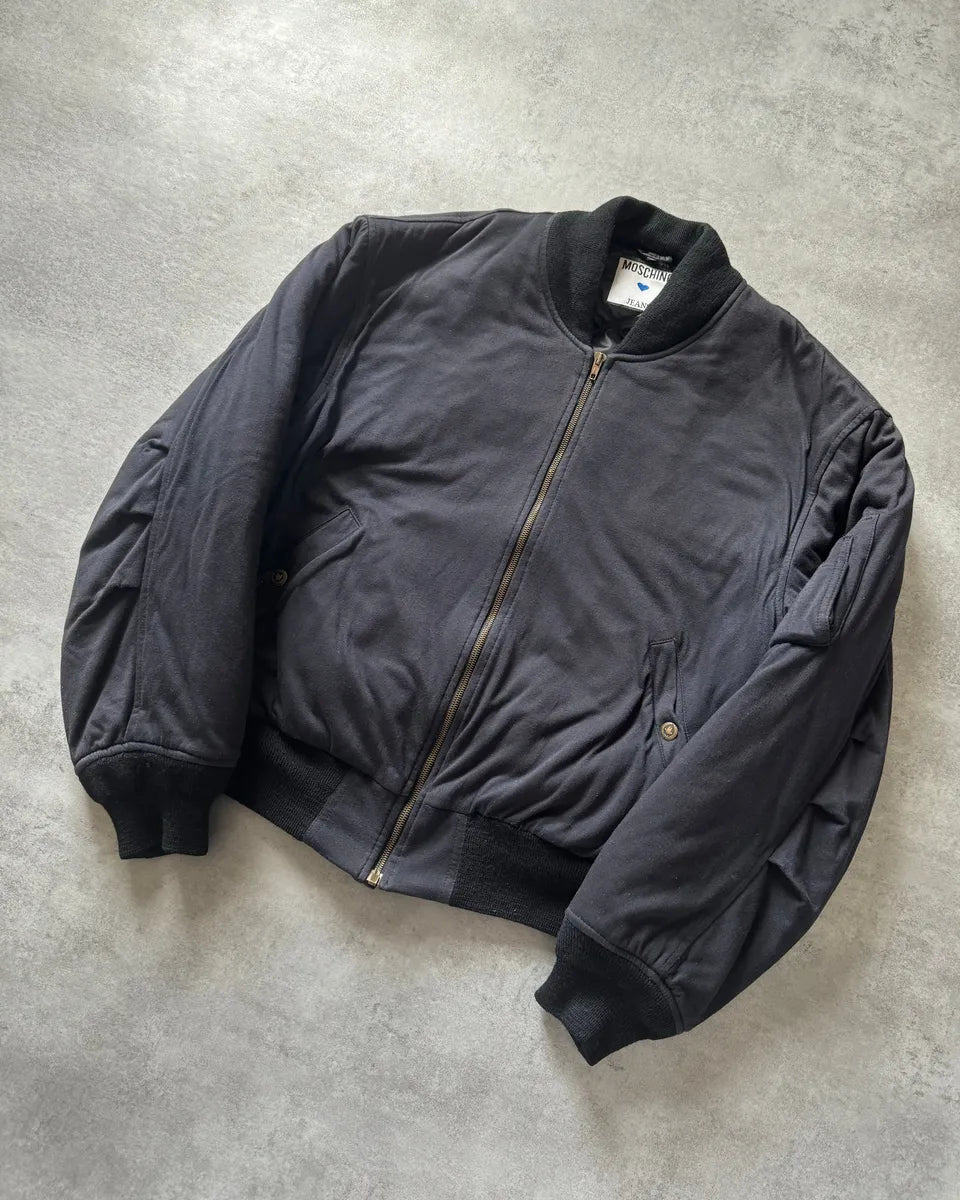 1990s Moschino Ultimate Relaxed Aero Bomber Jacket xmADGYM 2