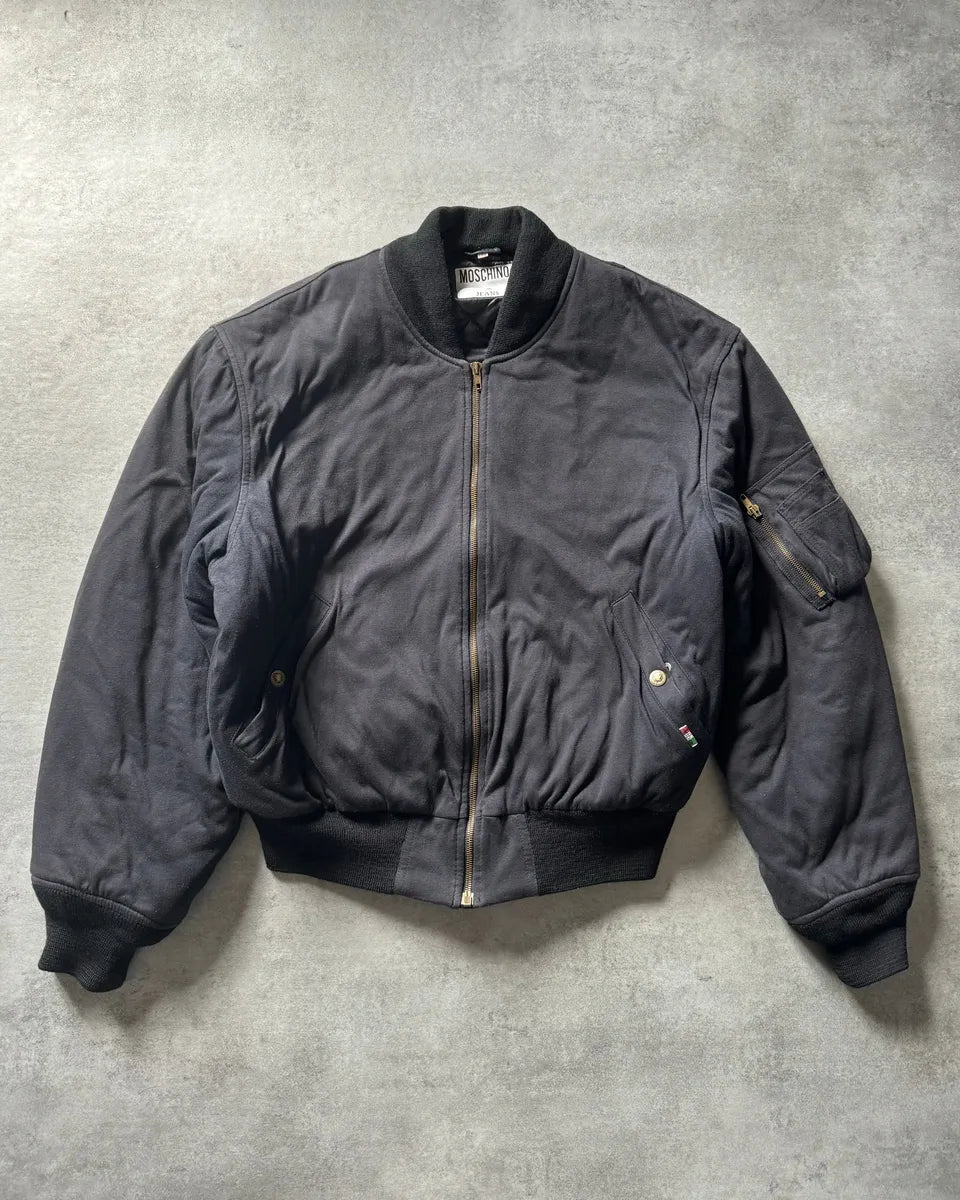 1990s Moschino Ultimate Relaxed Aero Bomber Jacket xmADGYM 3