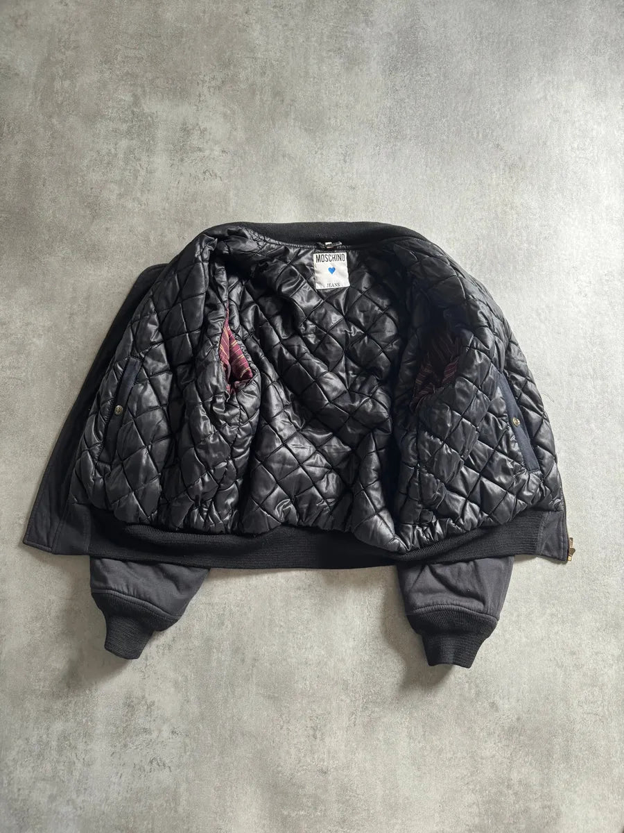 1990s Moschino Ultimate Relaxed Aero Bomber Jacket xmADGYM 5