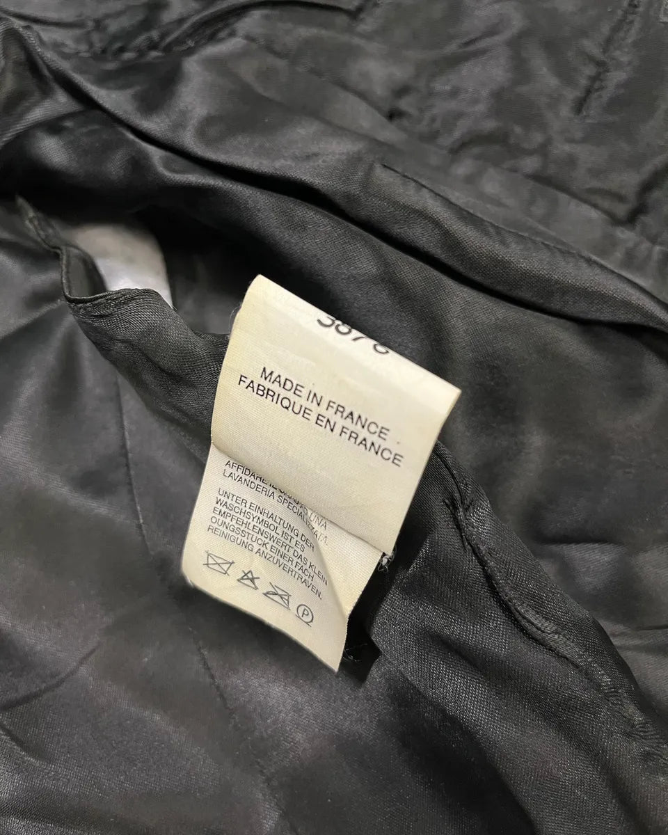 1990s Plein Sud Black Leather Button-Front Vest oBOOLSS 10