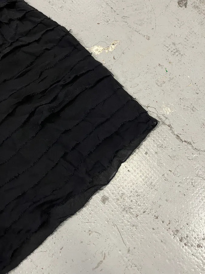 1990s Plein Sud Black Silk Skirt EiICfOc 5