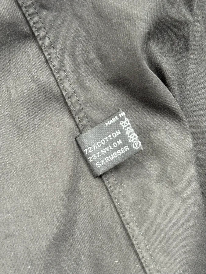 1990s Prada Black Slim Button-Up Shirt tKHWWzI 10