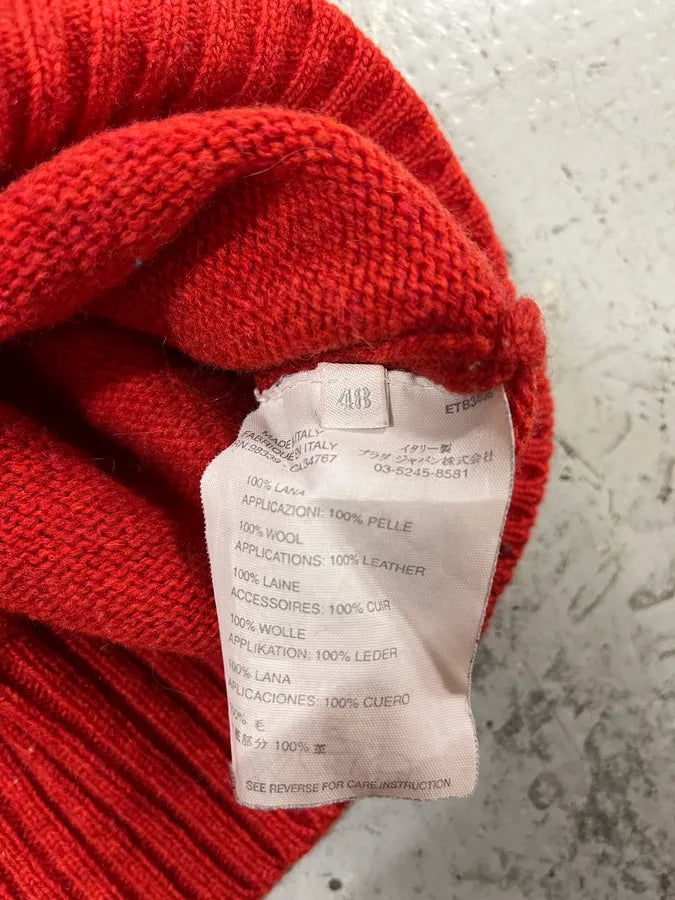 1990s Prada Red Devil Wool Sweater (S/M) EkQZRCJ 7