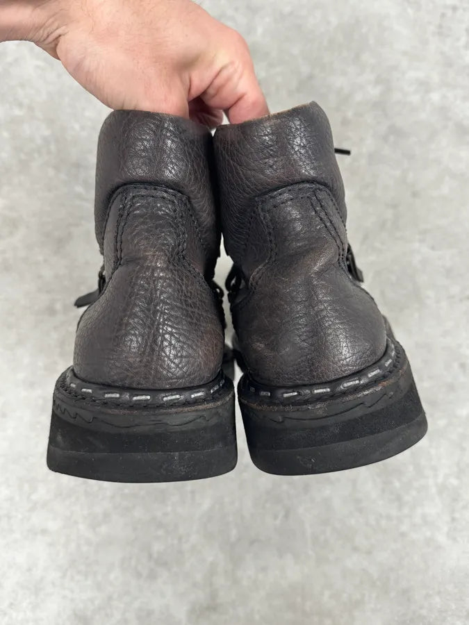 2000s Premiata Avant-Garde Tornado Zip Leather Hiking Boots aSRpqte 5