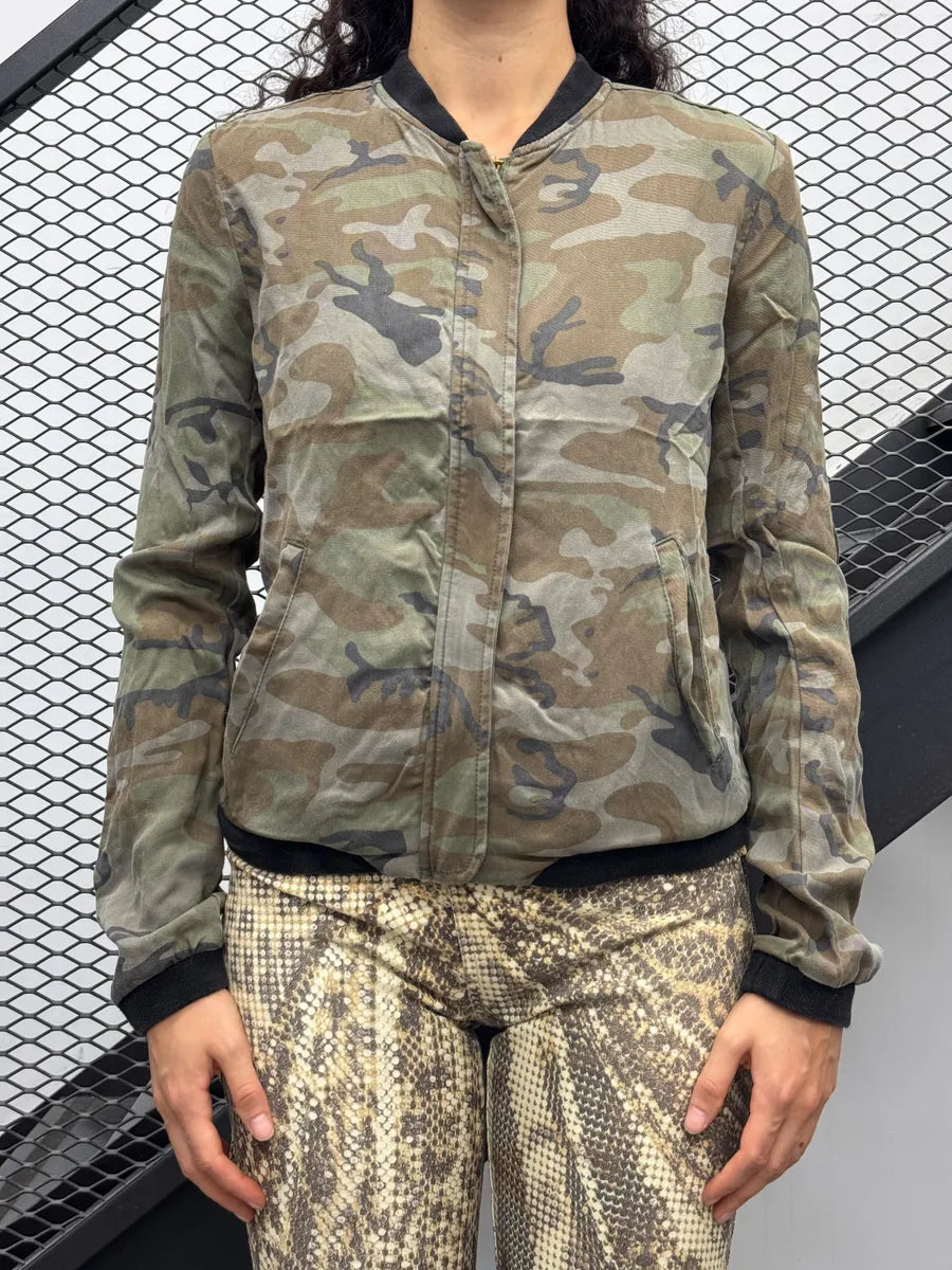 1990s Ralph Lauren Khaki Camouflage Light Jacket uYIfkcb 0