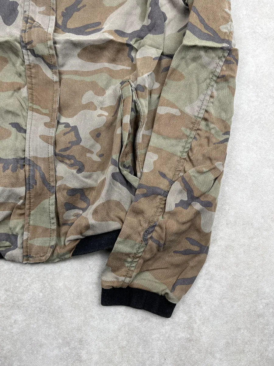 1990s Ralph Lauren Khaki Camouflage Light Jacket uYIfkcb 7