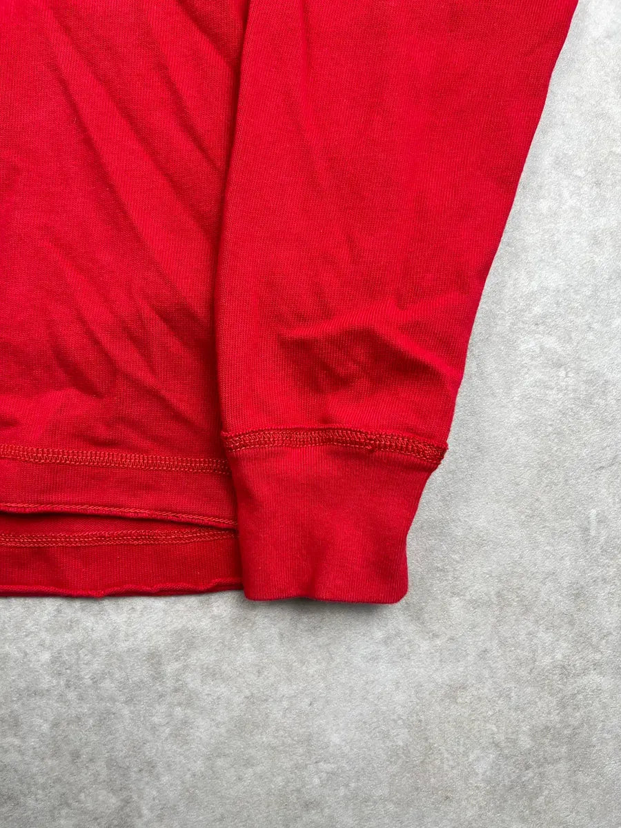 1990s Ralph Lauren Red Cotton Vintage Flag Patch Polo UocBlee 8