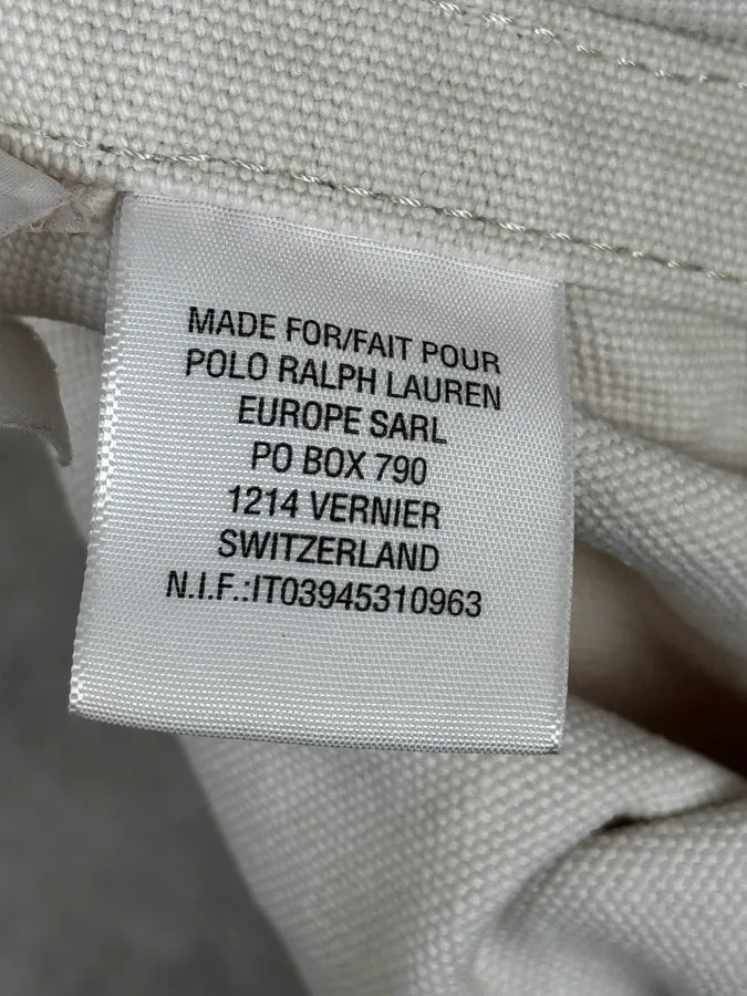 1990s Ralph Lauren White American Patch Sling Bag hgrRIOb 14