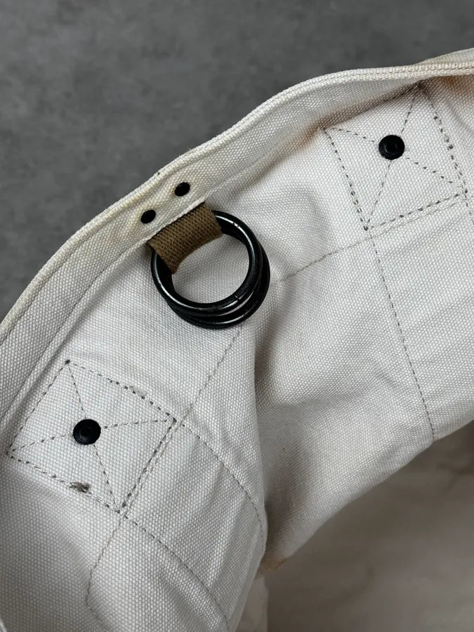 1990s Ralph Lauren White American Patch Sling Bag hgrRIOb 8