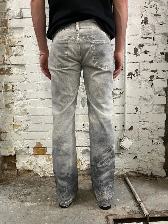 1990s Roberto Cavalli Angels Renaissance Grey Pants lXxlxPW 6