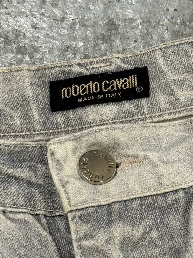 1990s Roberto Cavalli Angels Renaissance Grey Pants lXxlxPW 8