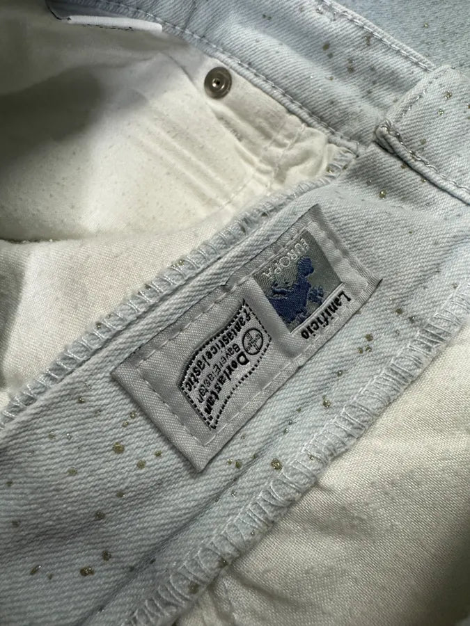 1990s Roberto Cavalli Blue Ice Gradient Pants (S/M) atERjSc 8