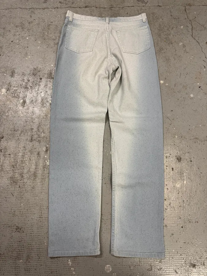 1990s Roberto Cavalli Blue Ice Gradient Pants (S/M) atERjSc 9