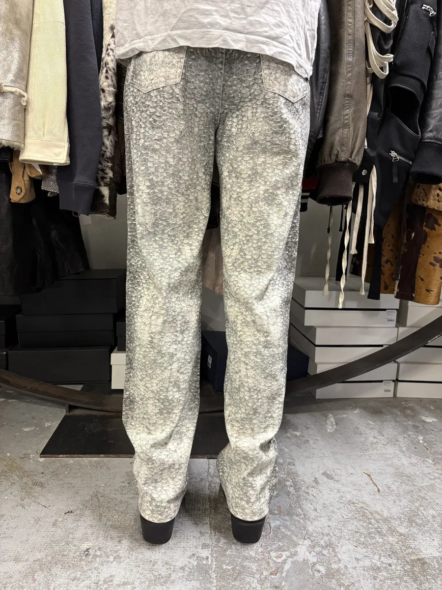 1990s Roberto Cavalli Grey Scales Effect Gradient Pants CxFSleS 3