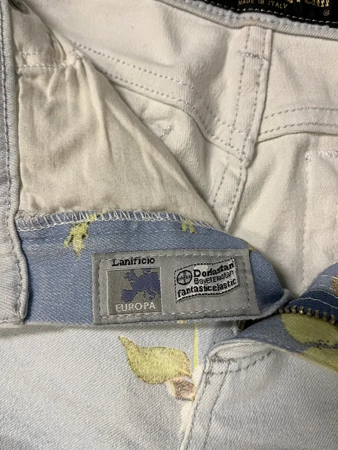 1990s Roberto Cavalli Medieval Calm Floral Pants (M/L) zGgTdfS 10