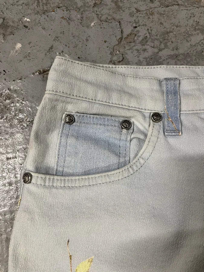 1990s Roberto Cavalli Medieval Calm Floral Pants (M/L) zGgTdfS 7