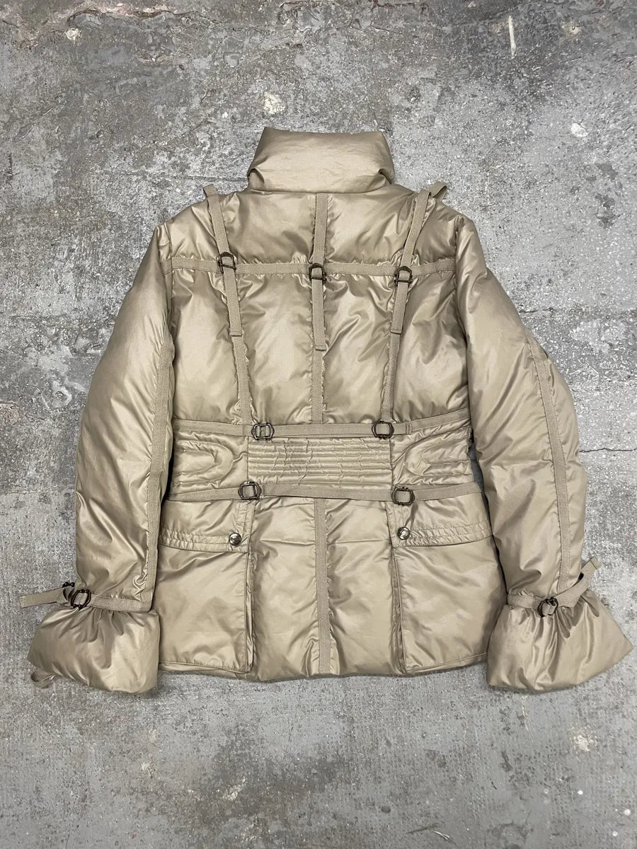 1990s Roberto Cavalli Parachute Bondage Puffer Jacket (M) 1