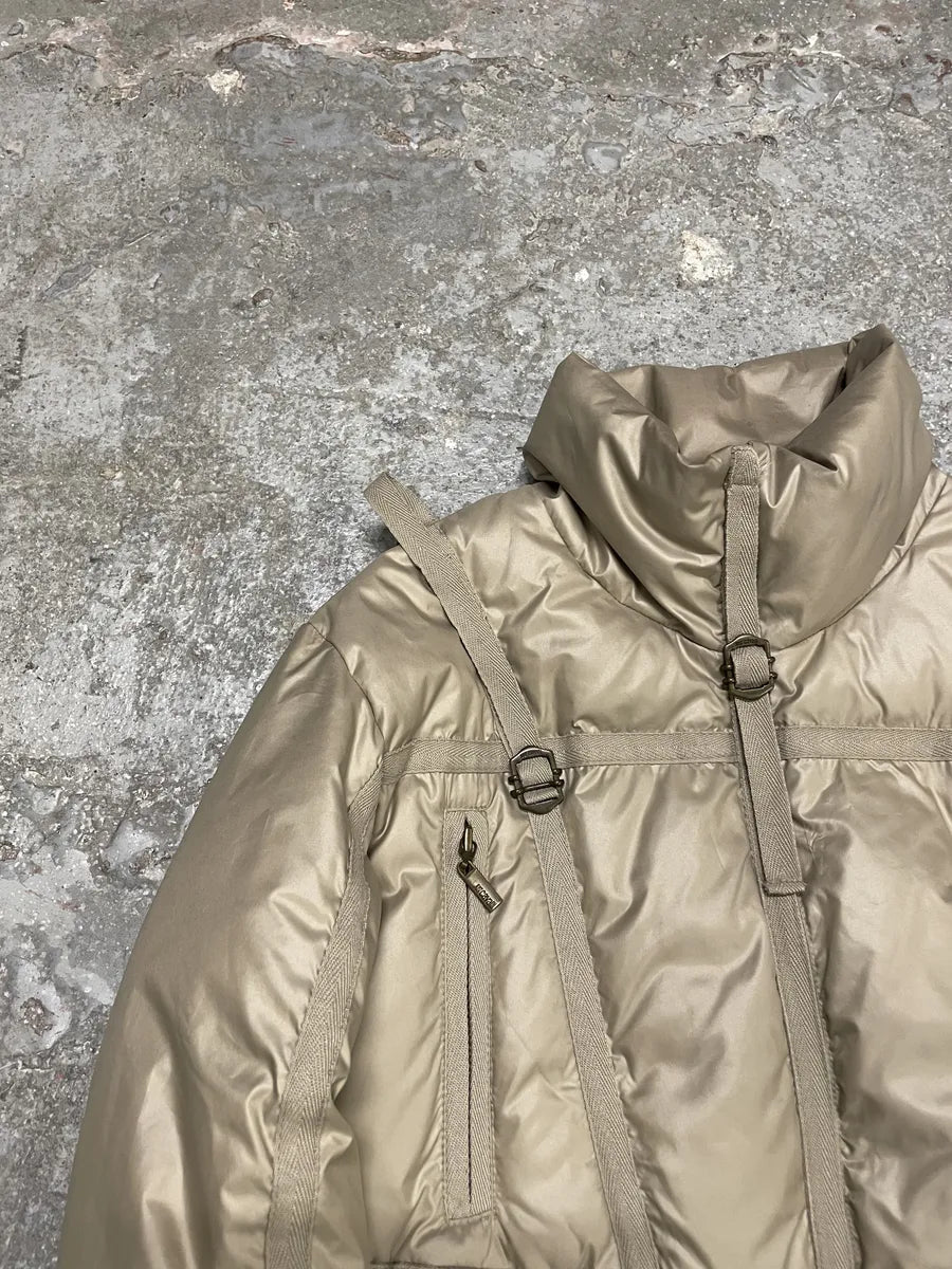 1990s Roberto Cavalli Parachute Bondage Puffer Jacket (M) 2
