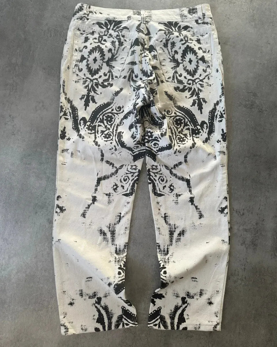 1990s Roberto Cavalli Royal Arabic Mozaic Pants QObNQdj 4