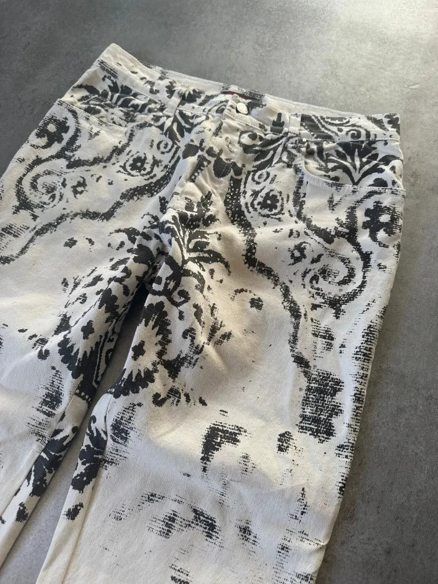 1990s Roberto Cavalli Royal Arabic Mozaic Pants QObNQdj 7