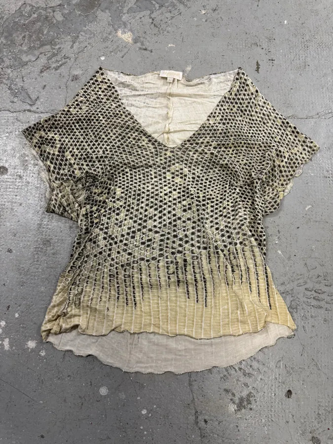 1990s Roberto Cavalli Snake Top (L) 0