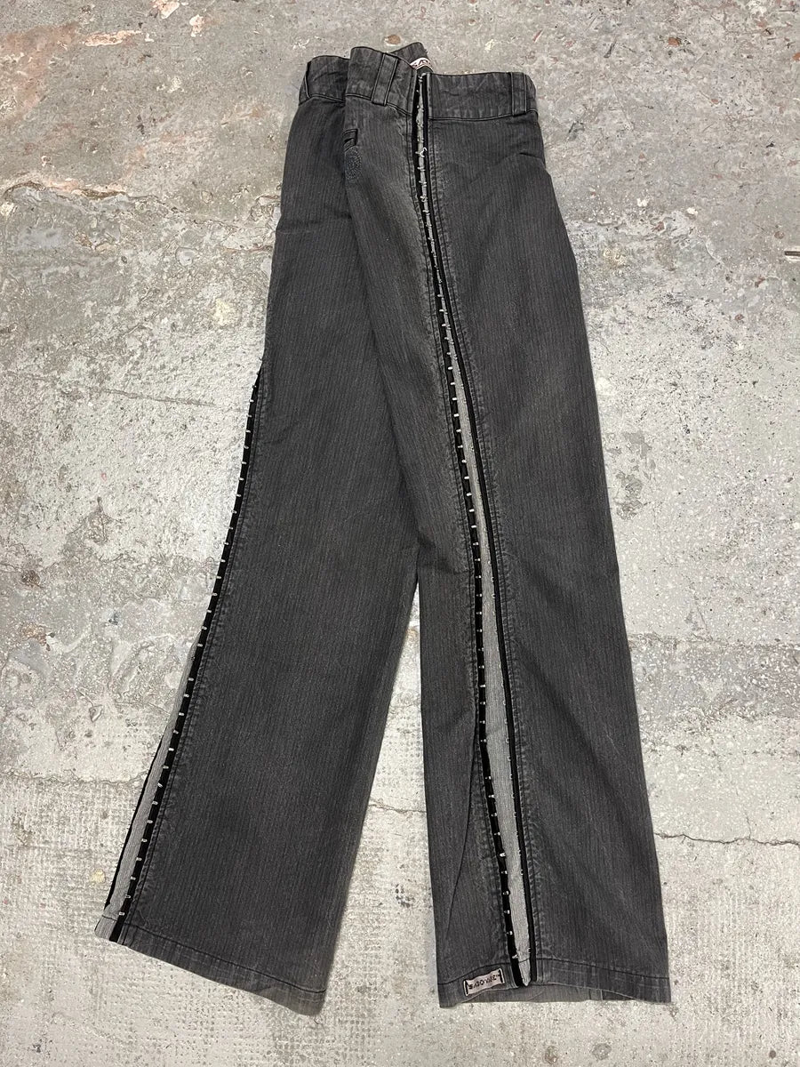 1990s Sabotage Grey Archive Pins Pants (M) rnzifRf 5