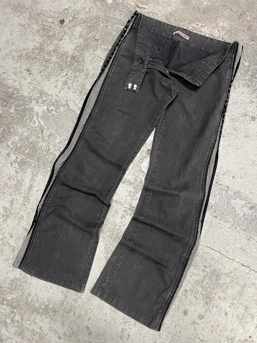 1990s Sabotage Grey Archive Pins Pants (M) rnzifRf 6