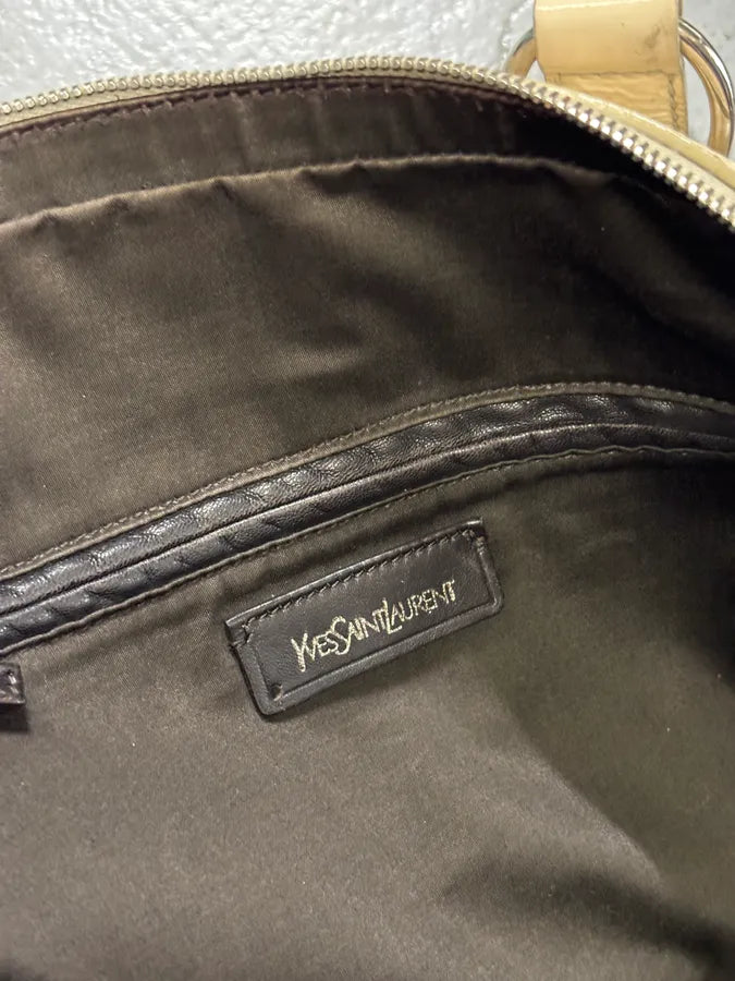 AW2008 Saint Laurent Muse Y Cream Leather Tote Bag axdnokG 15