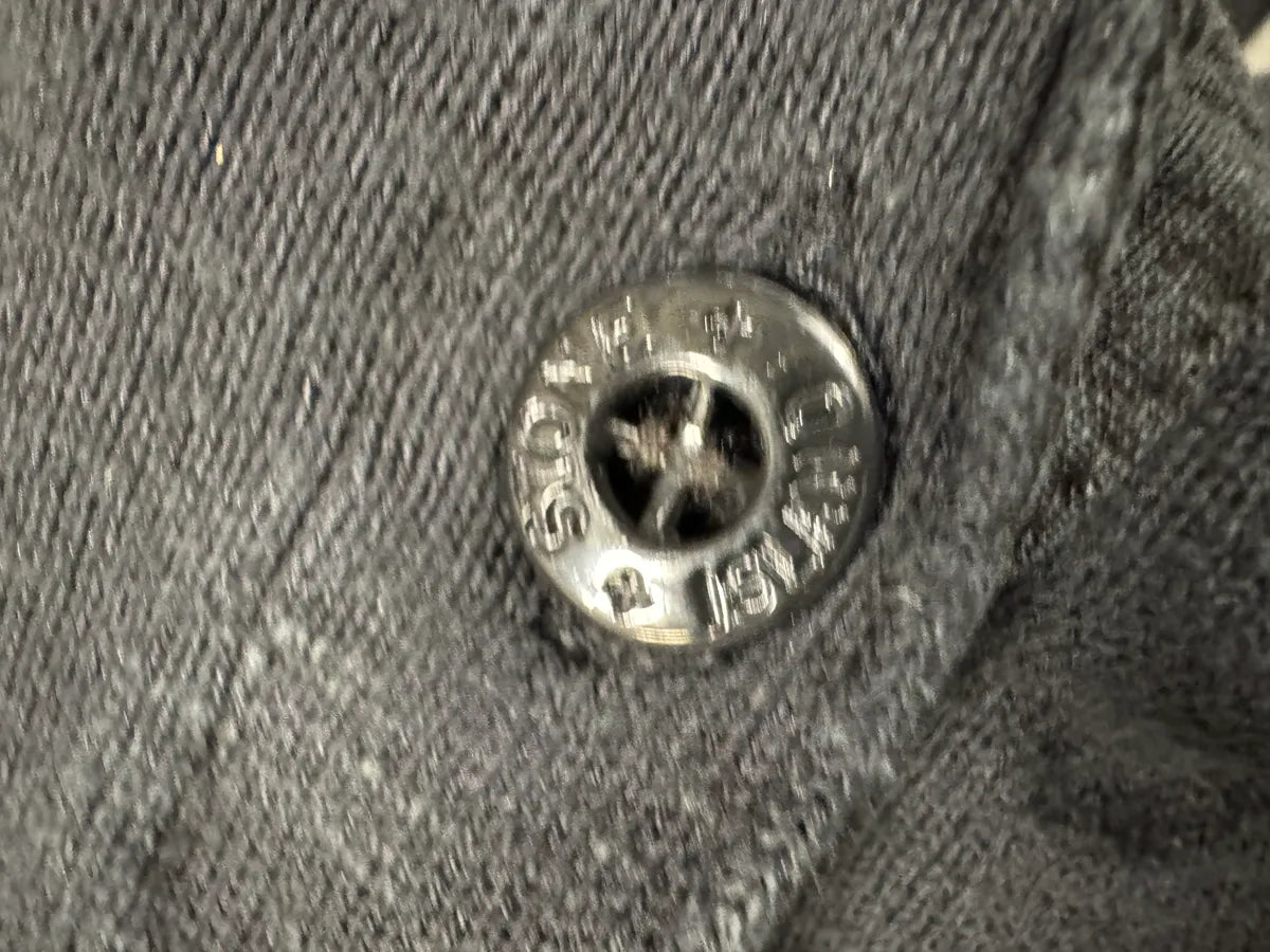 1990s Stone Island Black Polo Sweater (L/XL) 7