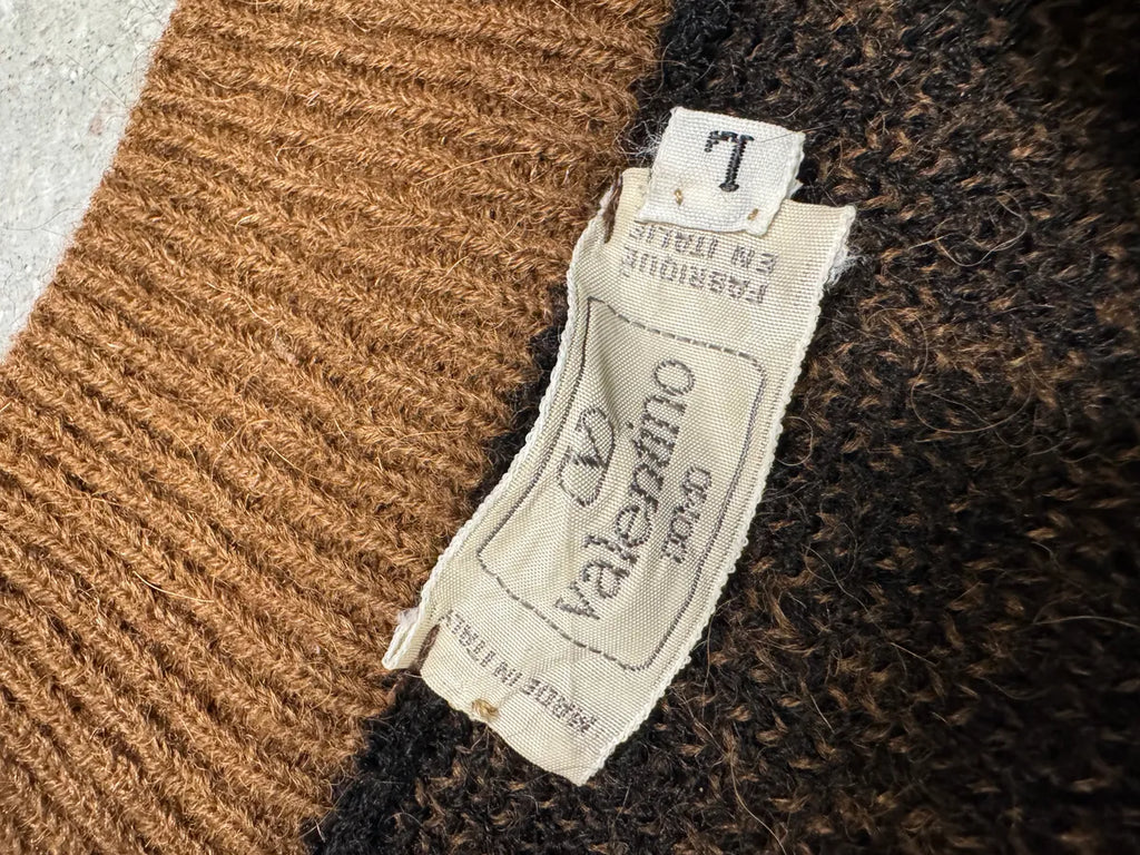 1990s Valentino 2D Stones Black Sweater  mRQYeYW 5