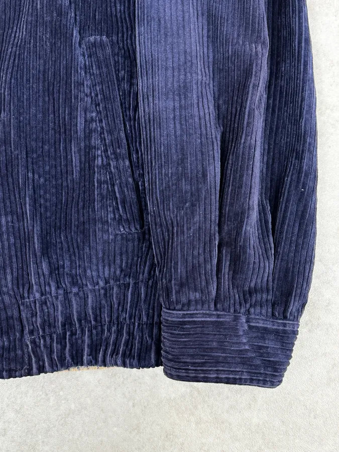 1990s Valentino Navy Corduroy Premium Jacket LAvnOjs 9