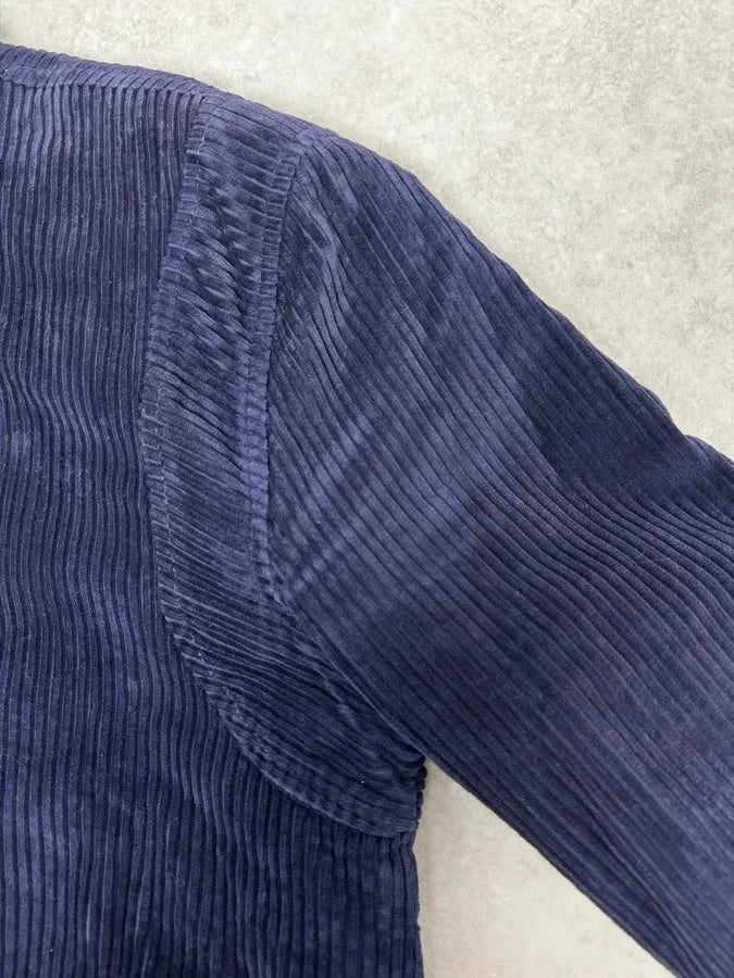 1990s Valentino Navy Corduroy Premium Jacket LAvnOjs 10