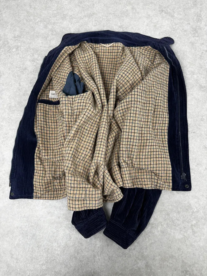 1990s Valentino Navy Corduroy Premium Jacket LAvnOjs 7