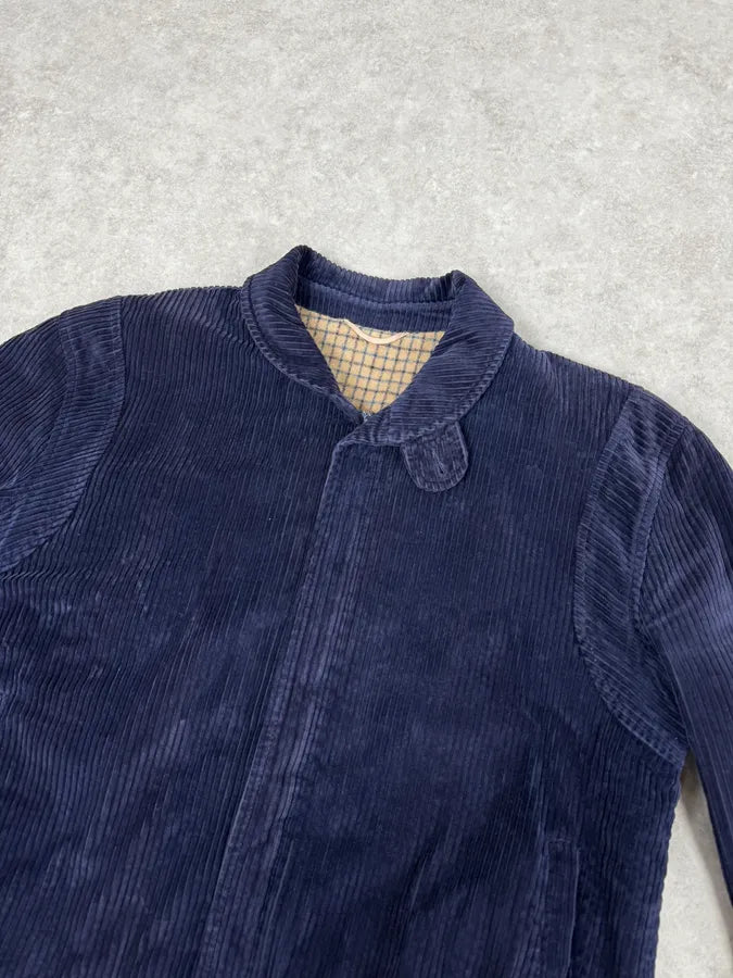 1990s Valentino Navy Corduroy Premium Jacket LAvnOjs 4