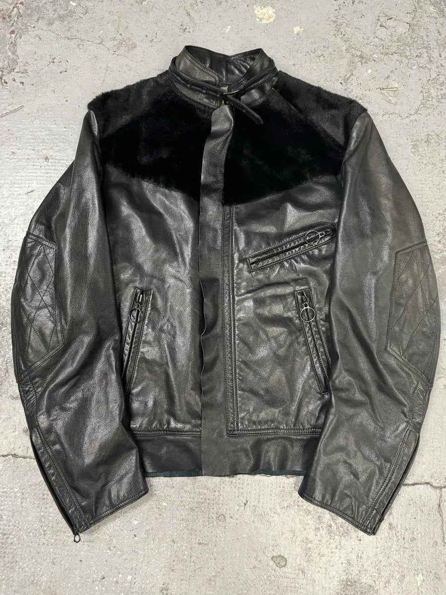 1990s Yohji Yamamoto Ys Black Pony Hair Leather Jacket rqjiyJg 0