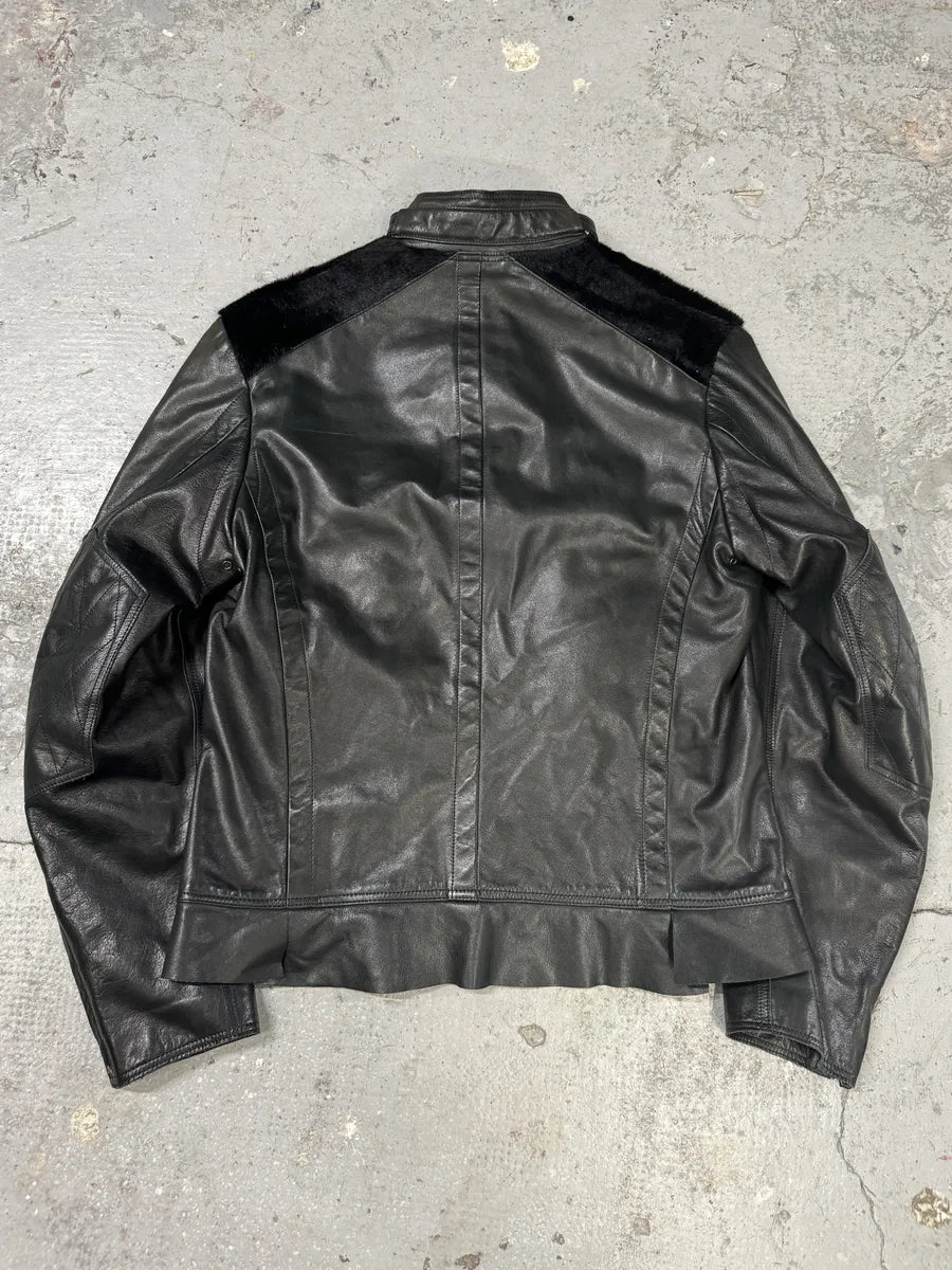 1990s Yohji Yamamoto Ys Black Pony Hair Leather Jacket rqjiyJg 1
