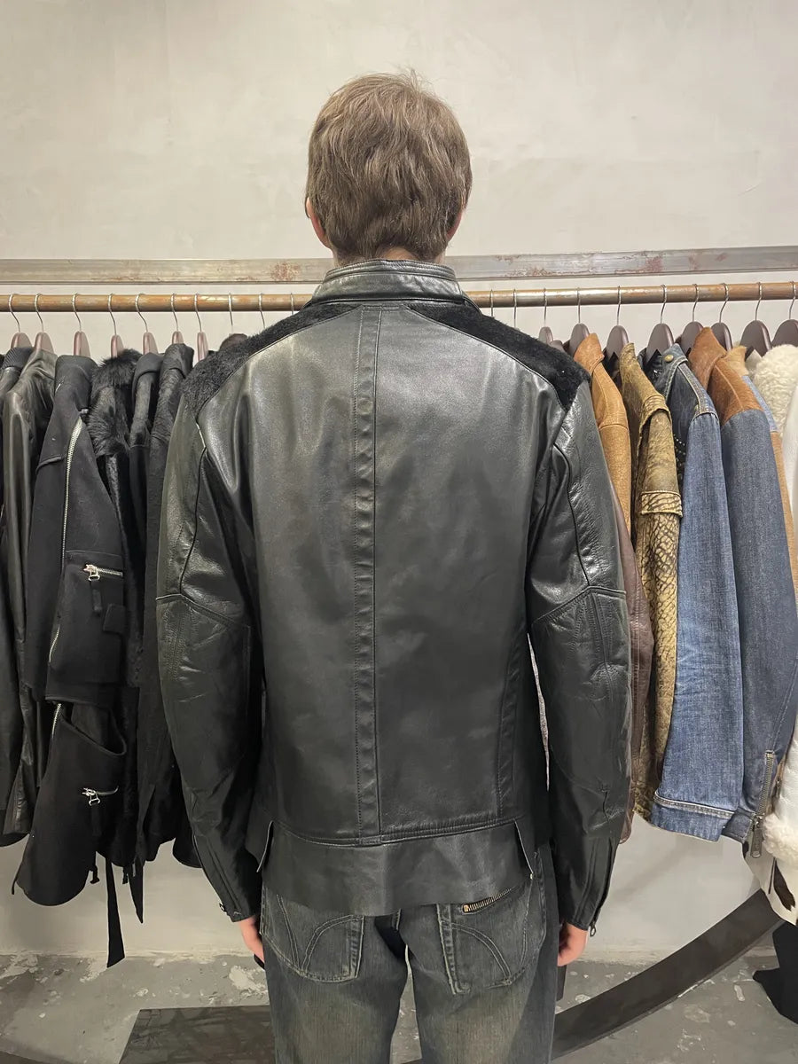 1990s Yohji Yamamoto Ys Black Pony Hair Leather Jacket rqjiyJg 4