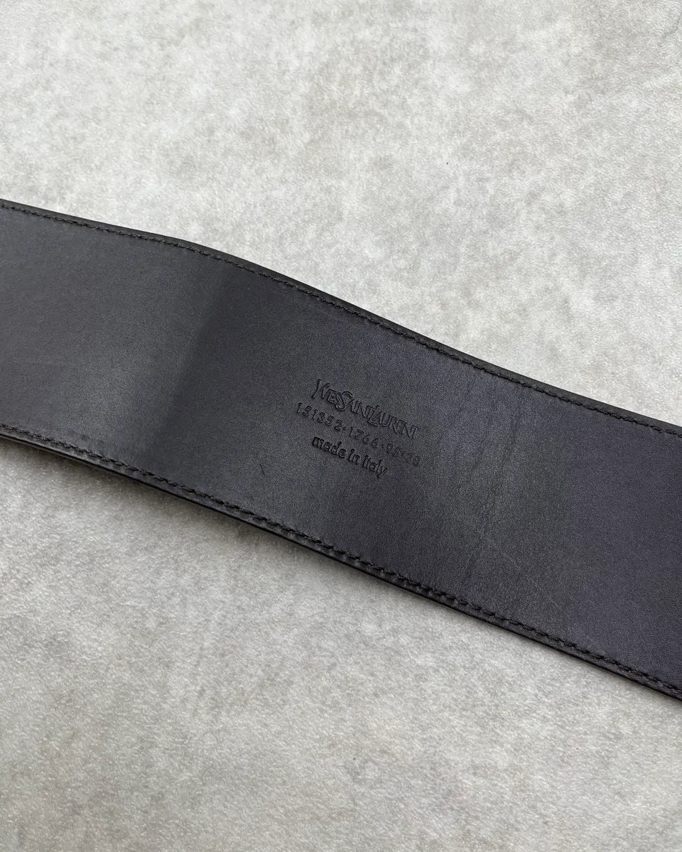 1990s Yves Saint Laurent Brown Pony Hair Leopard Belt WyMIguz 7