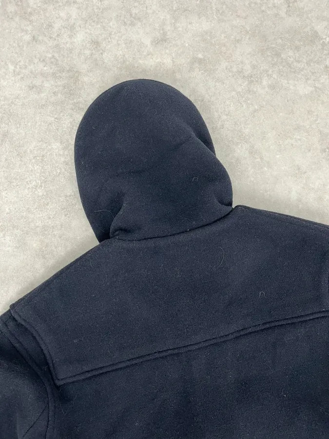 1990s Yves Saint Laurent Classy Dark Navy Wool Duffle Coat CSpaTSX 5