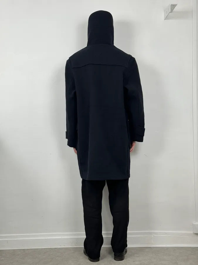 1990s Yves Saint Laurent Classy Dark Navy Wool Duffle Coat CSpaTSX 2
